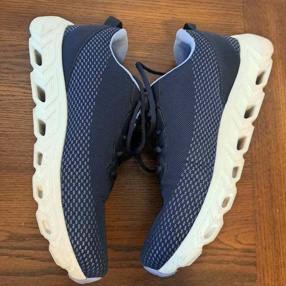 Vionic Priscilla Navy Blue Mesh Walking Sneakers Womens 11 Wide DD:10-2025